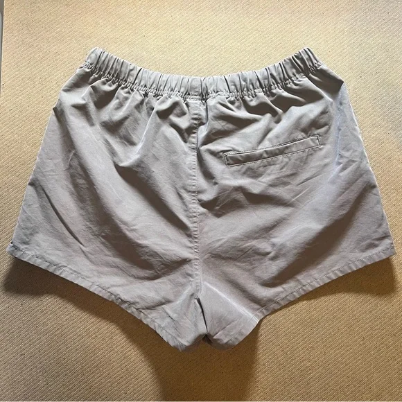 Fear of God Essentials Shorts Taupe Gray Size Medium Drawstring Waist Streetwear